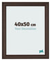 Marco de Fotos 40x50cm Roble Oscuro MDF Lazio Delantera Tamano | Yourdecoration.es
