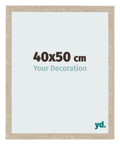 Marco de Fotos 40x50cm Roble Sonoma MDF Bologna Delantera Tamano | Yourdecoration.es