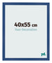 Marco de Fotos 40x55 cm Azul Oscuro MDF Bologna Delantera Tamano | Yourdecoration.es
