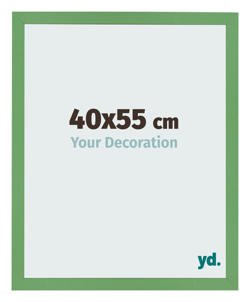 Marco de Fotos 40x55 cm Verde MDF Bologna Delantera Tamano | Yourdecoration.es