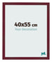 Marco de Fotos 40x55 cm Vino Tinto Barrido MDF Bologna Delantera Tamano | Yourdecoration.es