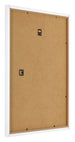 Marco de Fotos 40x55cm Blanco Mate MDF Bologna Trasera Oblicuo | Yourdecoration.es