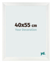 Marco de Fotos 40x55cm Blanco Vintage MDF Pisa Delantera Tamano | Yourdecoration.es