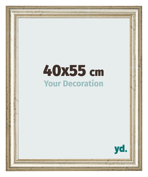 Marco de Fotos 40x55cm Brillo Metalico MDF Lazio Delantera Tamano | Yourdecoration.es