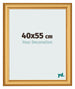 Marco de Fotos 40x55cm Dorado Matte MDF Lazio Delantera Tamano | Yourdecoration.es