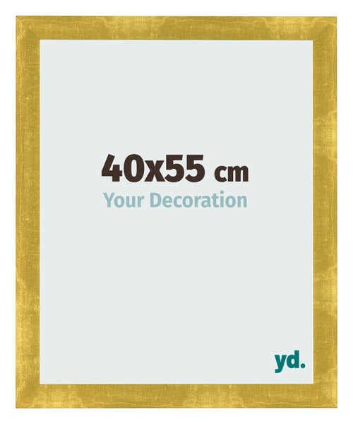 Marco de Fotos 40x55cm Dorado Vintage MDF Pisa Delantera Tamano | Yourdecoration.es