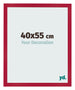Marco de Fotos 40x55cm Rojo MDF Bologna Delantera Tamano | Yourdecoration.es