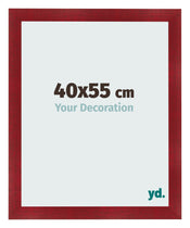 Marco de Fotos 40x55cm Vino Tinto Barrido MDF Pisa Delantera Tamano | Yourdecoration.es