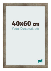 Marco de Fotos 40x60 cm Metal Vintage MDF Bologna Delantera Tamano | Yourdecoration.es