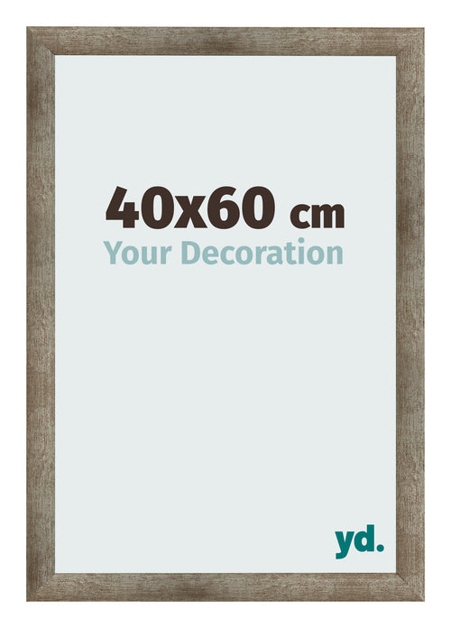 Marco de Fotos 40x60 cm Metal Vintage MDF Bologna Delantera Tamano | Yourdecoration.es
