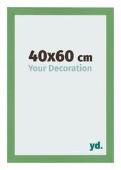 Marco de Fotos 40x60 cm Verde MDF Bologna Delantera Tamano | Yourdecoration.es