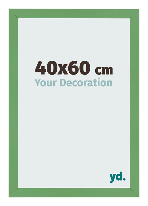 Marco de Fotos 40x60 cm Verde MDF Bologna Delantera Tamano | Yourdecoration.es
