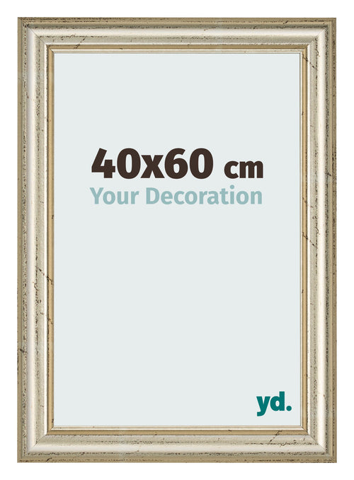 Marco de Fotos 40x60cm Brillo Metalico MDF Lazio Delantera Tamano | Yourdecoration.es