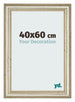 Marco de Fotos 40x60cm Brillo Metalico MDF Lazio Delantera Tamano | Yourdecoration.es