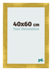 Marco de Fotos 40x60cm Dorado Vintage MDF Pisa Delantera Tamano | Yourdecoration.es