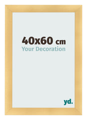 Marco de Fotos 40x60cm Dorado Vintage MDF Pisa Delantera Tamano | Yourdecoration.es