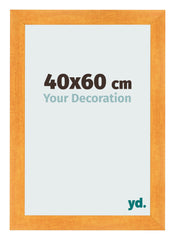 Marco de Fotos 40x60cm Naranja MDF Pisa Delantera Tamano | Yourdecoration.es