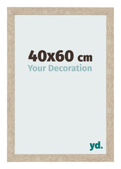 Marco de Fotos 40x60cm Roble Sonoma MDF Bologna Delantera Tamano | Yourdecoration.es