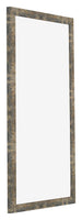 Marco de Fotos 40x70cm Azul Y Dorado Fusionado MDF Bologna Delantera Oblicuo | Yourdecoration.es
