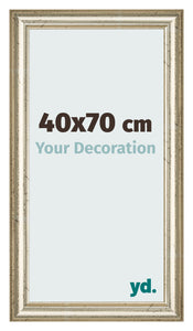 Marco de Fotos 40x70cm Brillo Metalico MDF Lazio Delantera Tamano | Yourdecoration.es