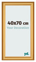 Marco de Fotos 40x70cm Dorado Matte MDF Lazio Delantera Tamano | Yourdecoration.es