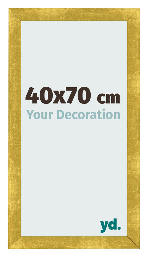 Marco de Fotos 40x70cm Dorado Vintage MDF Pisa Delantera Tamano | Yourdecoration.es