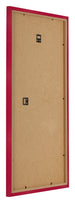 Marco de Fotos 40x70cm Rojo MDF Bologna Trasera Oblicuo | Yourdecoration.es