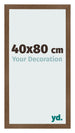Marco de Fotos 40x80 cm Roble Rustico MDF Bologna Delantera Tamano | Yourdecoration.es