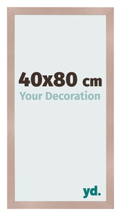 Marco de Fotos 40x80 cm Rosa Viejo MDF Bologna Delantera Tamano | Yourdecoration.es