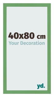Marco de Fotos 40x80 cm Verde MDF Bologna Delantera Tamano | Yourdecoration.es