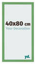 Marco de Fotos 40x80 cm Verde MDF Bologna Delantera Tamano | Yourdecoration.es