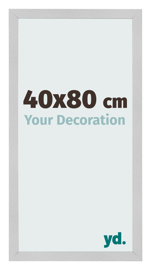 Marco de Fotos 40x80cm Acero Inoxidable MDF Bologna Delantera Tamano | Yourdecoration.es