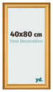 Marco de Fotos 40x80cm Dorado Matte MDF Lazio Delantera Tamano | Yourdecoration.es