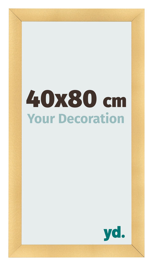 Marco de Fotos 40x80cm Dorado Vintage MDF Pisa Delantera Tamano | Yourdecoration.es