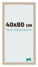 Marco de Fotos 40x80cm Roble Sonoma MDF Bologna Delantera Tamano | Yourdecoration.es