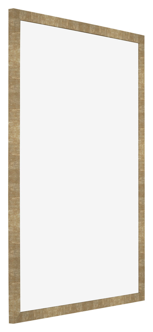 Marco de Fotos 42x59 4cm A2 Dorado Antiguo MDF Bologna Delantera Oblicuo | Yourdecoration.es