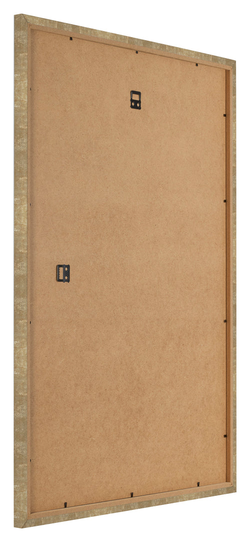 Marco de Fotos 42x59 4cm A2 Dorado Antiguo MDF Bologna Trasera Oblicuo | Yourdecoration.es