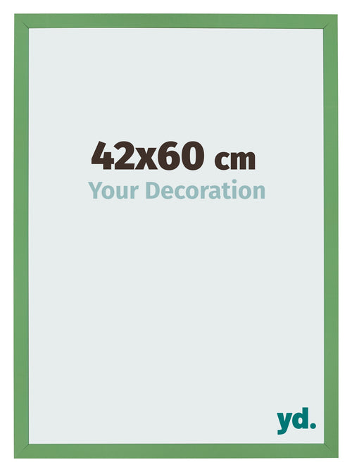 Marco de Fotos 42x60 cm Verde MDF Bologna Delantera Tamano | Yourdecoration.es