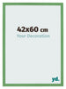 Marco de Fotos 42x60 cm Verde MDF Bologna Delantera Tamano | Yourdecoration.es