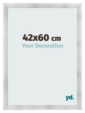 Marco de Fotos 42x60cm Aluminio Cepillado MDF Pisa Delantera Tamano | Yourdecoration.es