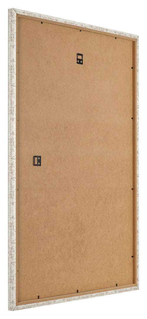 Marco de Fotos 42x60cm Blanco Vintage MDF Bologna Trasera Oblicuo | Yourdecoration.es