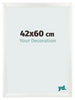 Marco de Fotos 42x60cm Blanco Vintage MDF Pisa Delantera Tamano | Yourdecoration.es