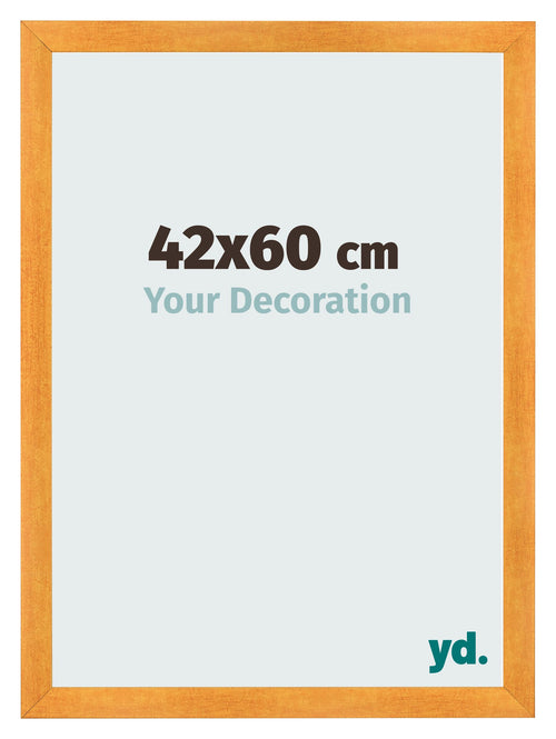 Marco de Fotos 42x60cm Naranja MDF Pisa Delantera Tamano | Yourdecoration.es