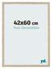 Marco de Fotos 42x60cm Roble Sonoma MDF Bologna Delantera Tamano | Yourdecoration.es