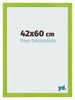 Marco de Fotos 42x60cm Verde MDF Pisa Delantera Tamano | Yourdecoration.es