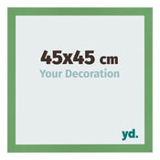 Marco de Fotos 45x45 cm Verde MDF Bologna Delantera Tamano | Yourdecoration.es