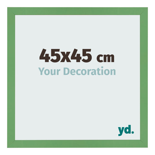 Marco de Fotos 45x45 cm Verde MDF Bologna Delantera Tamano | Yourdecoration.es