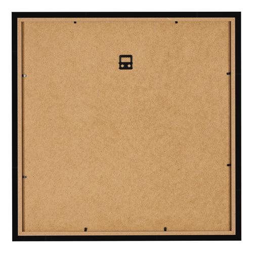 Marco de Fotos 45x45cm Negro Brillante MDF Bologna Trasera | Yourdecoration.es