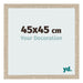 Marco de Fotos 45x45cm Roble Sonoma MDF Bologna Delantera Tamano | Yourdecoration.es