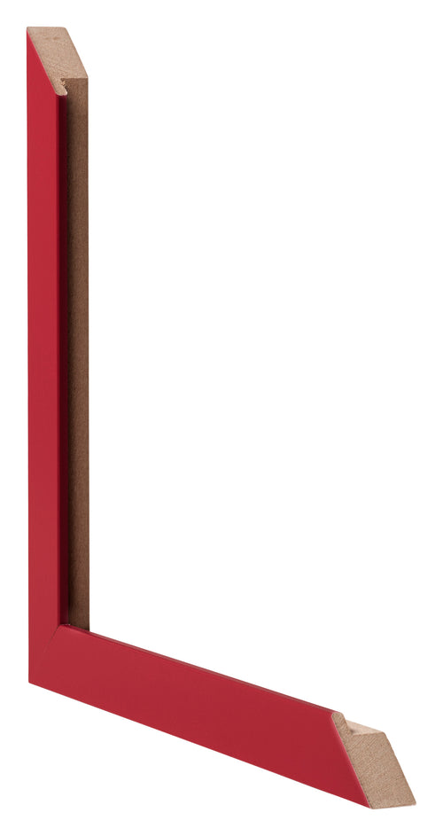 Marco de Fotos 45x45cm Rojo MDF Bologna Detalle Diametro | Yourdecoration.es